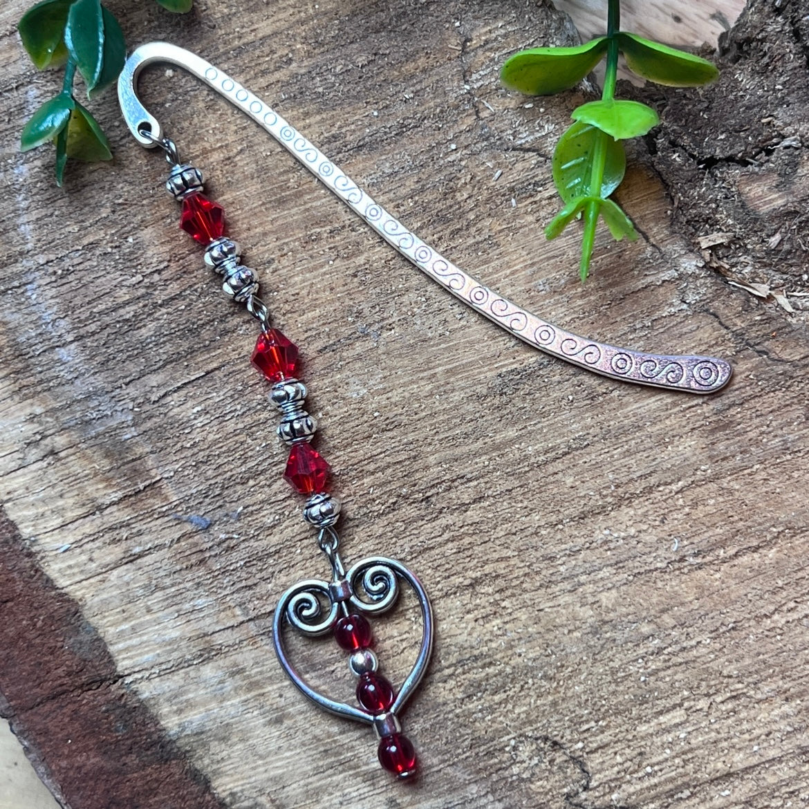 "Grateful Heart" Book Hook Metal Bookmark