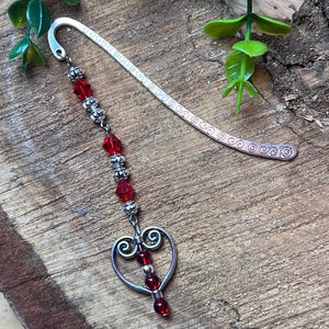 "Grateful Heart" Book Hook Metal Bookmark