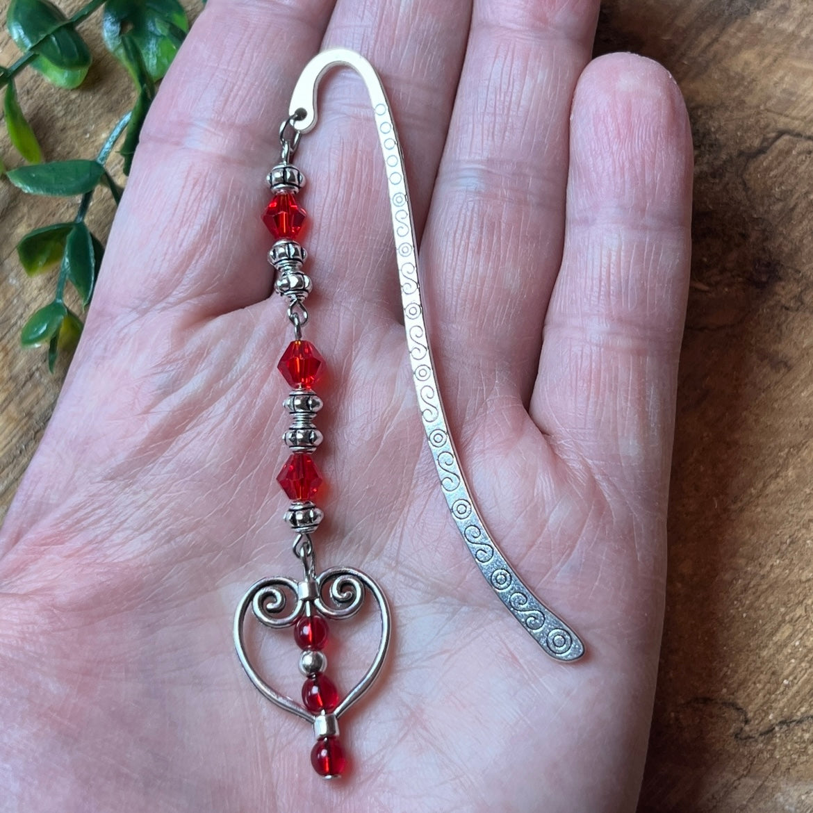 "Grateful Heart" Book Hook Metal Bookmark