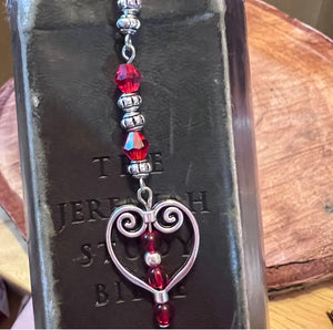 "Grateful Heart" Book Hook Metal Bookmark