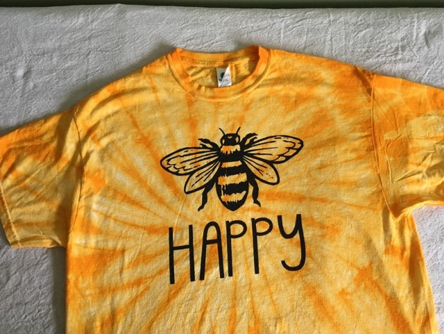 "Bee HAPPY" Graphic T-shirt