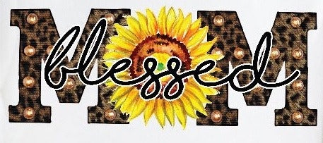 "Blessed MOM" with Sunflower  Mug