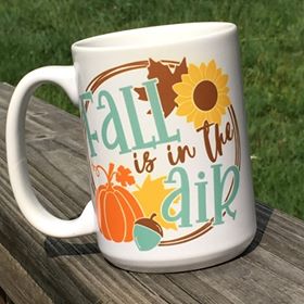 "Fall is in the Air" Mug