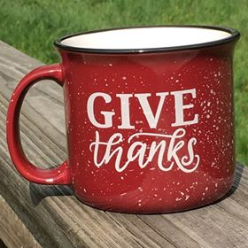 "Give Thanks" Campfire Mug