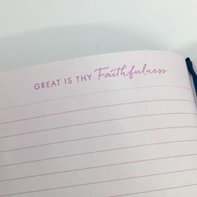 "His Mercies Are New Every Morning" Journal