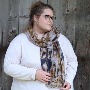 "Abstract Thoughts" Fashion Scarf