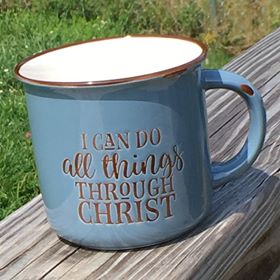 "I Can Do All Things Through Christ" Campfire Mug
