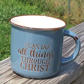 "I Can Do All Things Through Christ" Campfire Mug