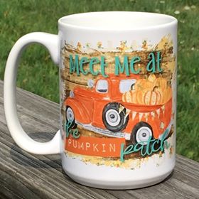 "Meet Me at the Pumpkin Patch" Mug