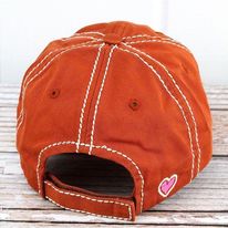 "Sweet Southern & Sassy" Vintage Embroidered Baseball Cap--Orange