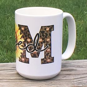 "Blessed MOM" with Sunflower  Mug