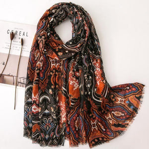 "Ancient Bohemia" Old-Country Fashion Scarf