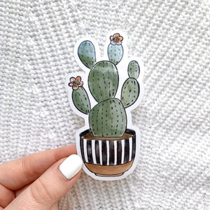 Cactus Watercolor Vinyl Sticker