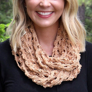 "Caught in the Moment" Chenille Infinity Scarf--2 colors