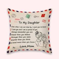 "Mother's Letter" Throw Pillow Cover