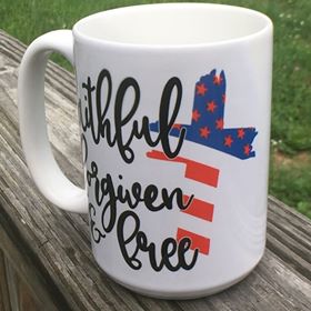 "Faithful Forgiven & Free" Mug