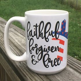 "Faithful Forgiven & Free" Mug