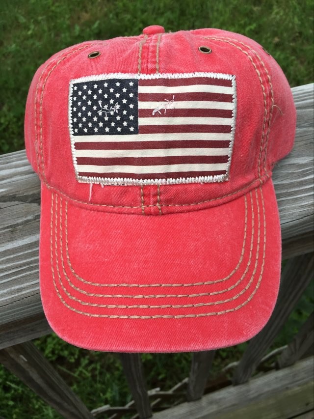 Denim USA Flag Baseball Cap--Various Colors