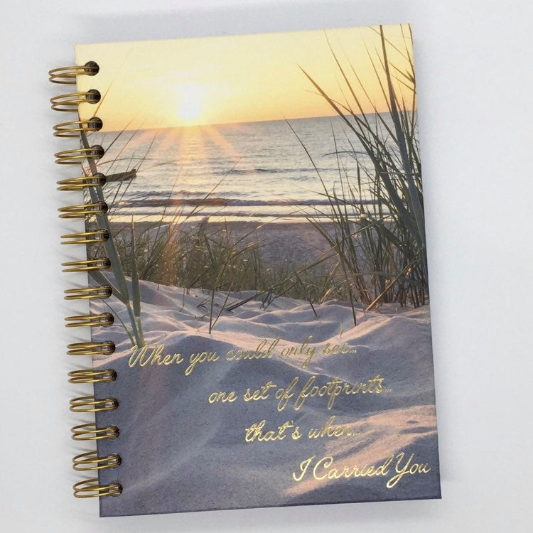 "Footprints in the Sand" Journal