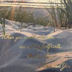 "Footprints in the Sand" Journal