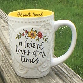 Friendship Mug -- "A Friend Loves at All Times"