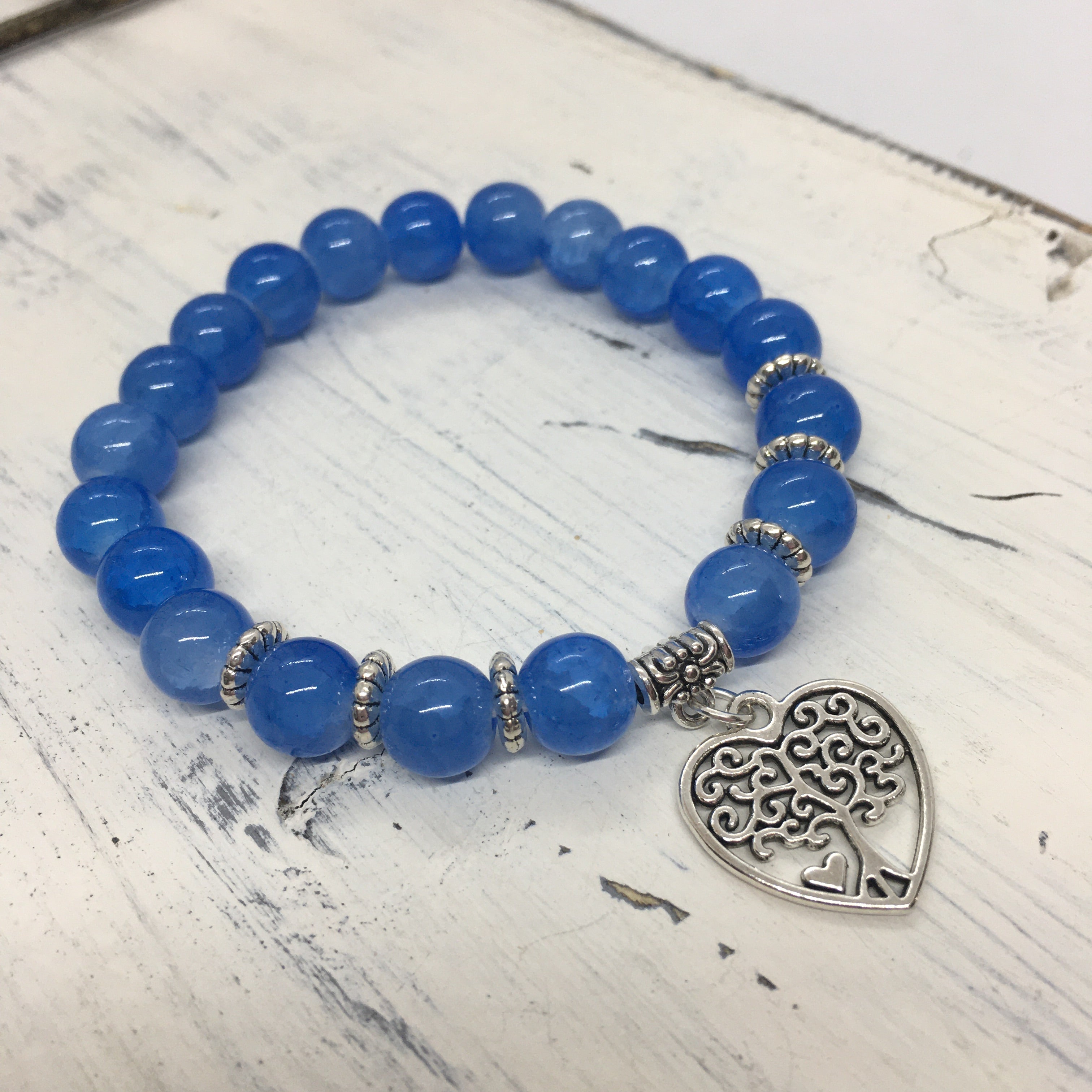 "Tree of Life & Love" Beaded Faith Statement Bracelet—Handcrafted