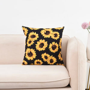 Sunflower Throw Pillow Cover