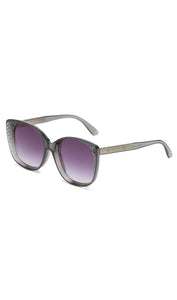 "Chrystlyn" Oversized Cat-Eye Vintage Fashion Sunglasses