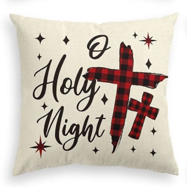Christmas Red Buffalo Plaid Throw Pillow Cover