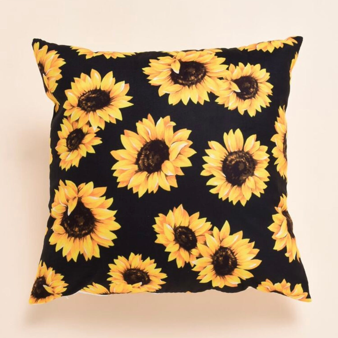 Sunflower Throw Pillow Cover