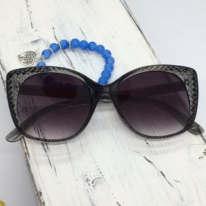 "Chrystlyn" Oversized Cat-Eye Vintage Fashion Sunglasses