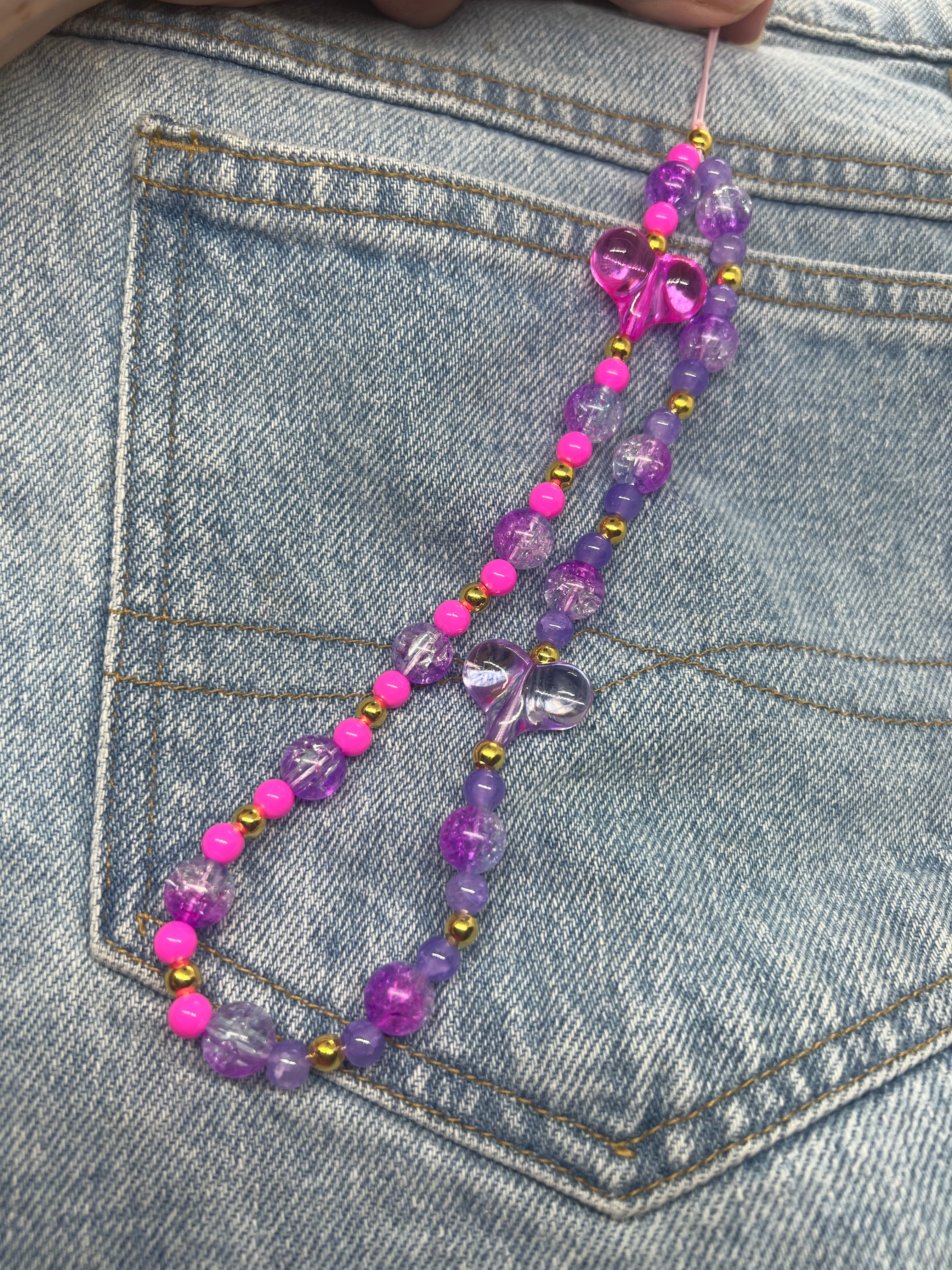 Fashion Beaded Phone Charms--Handcrafted
