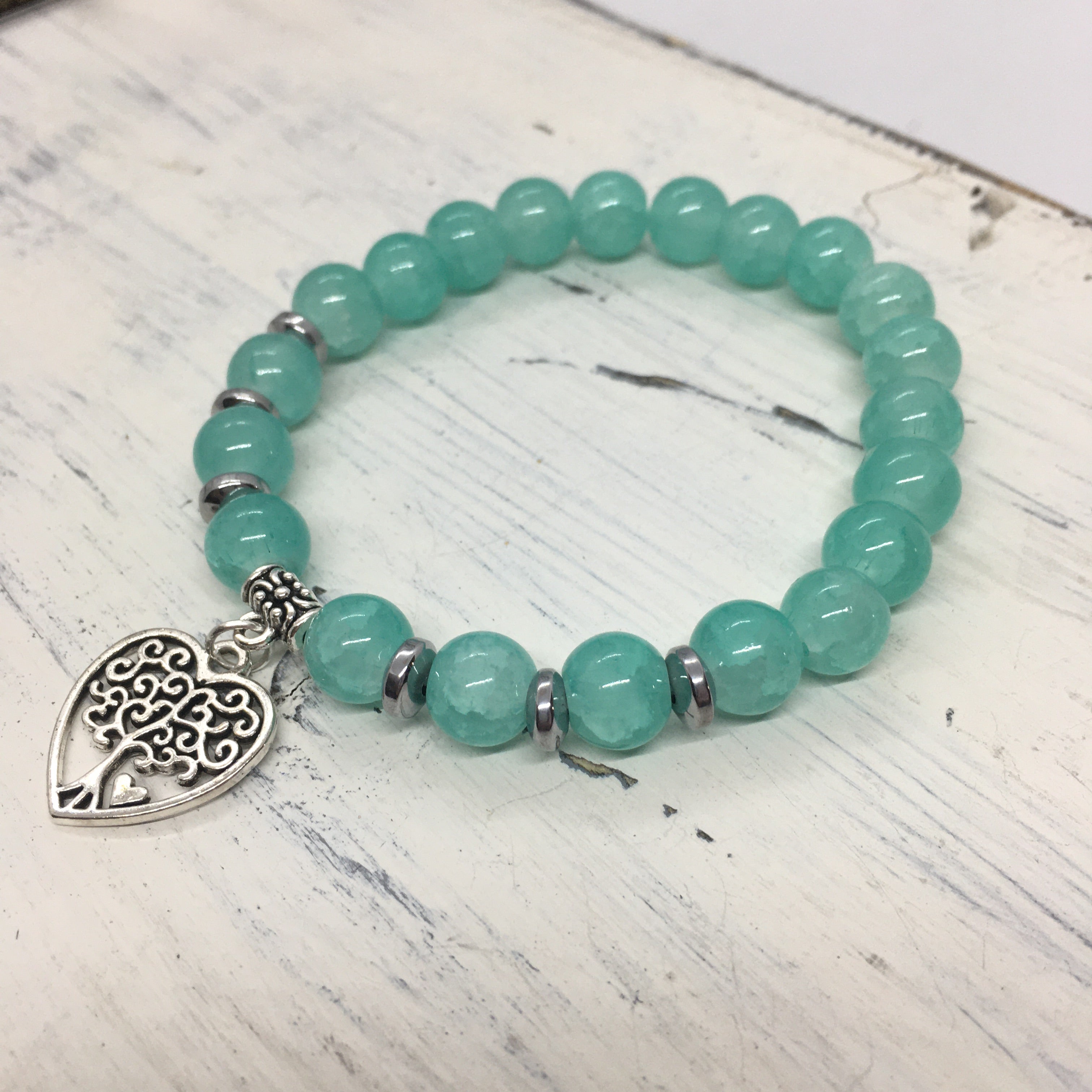 "Tree of Life & Love" Beaded Faith Statement Bracelet—Handcrafted