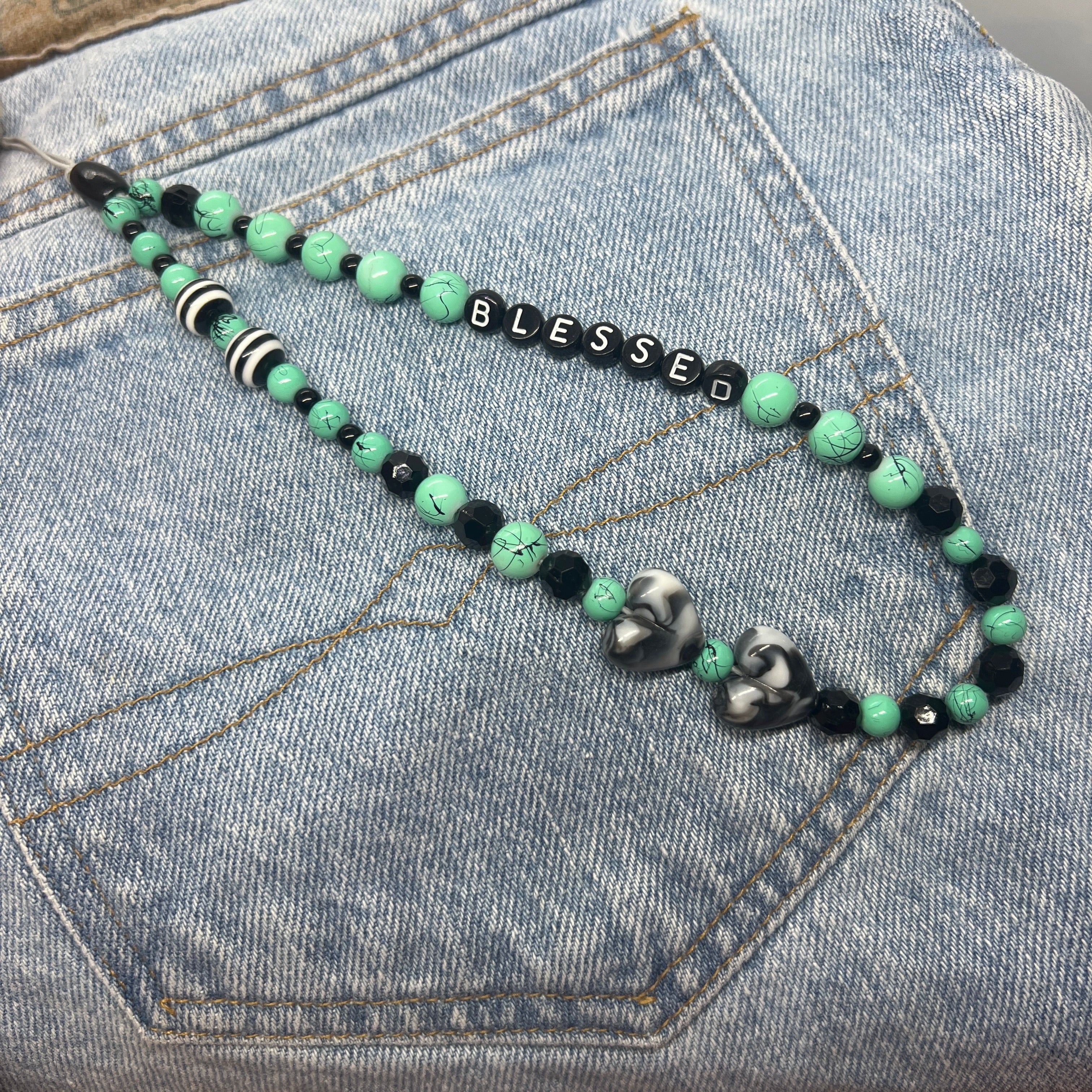 Fashion Beaded Phone Charms--Handcrafted