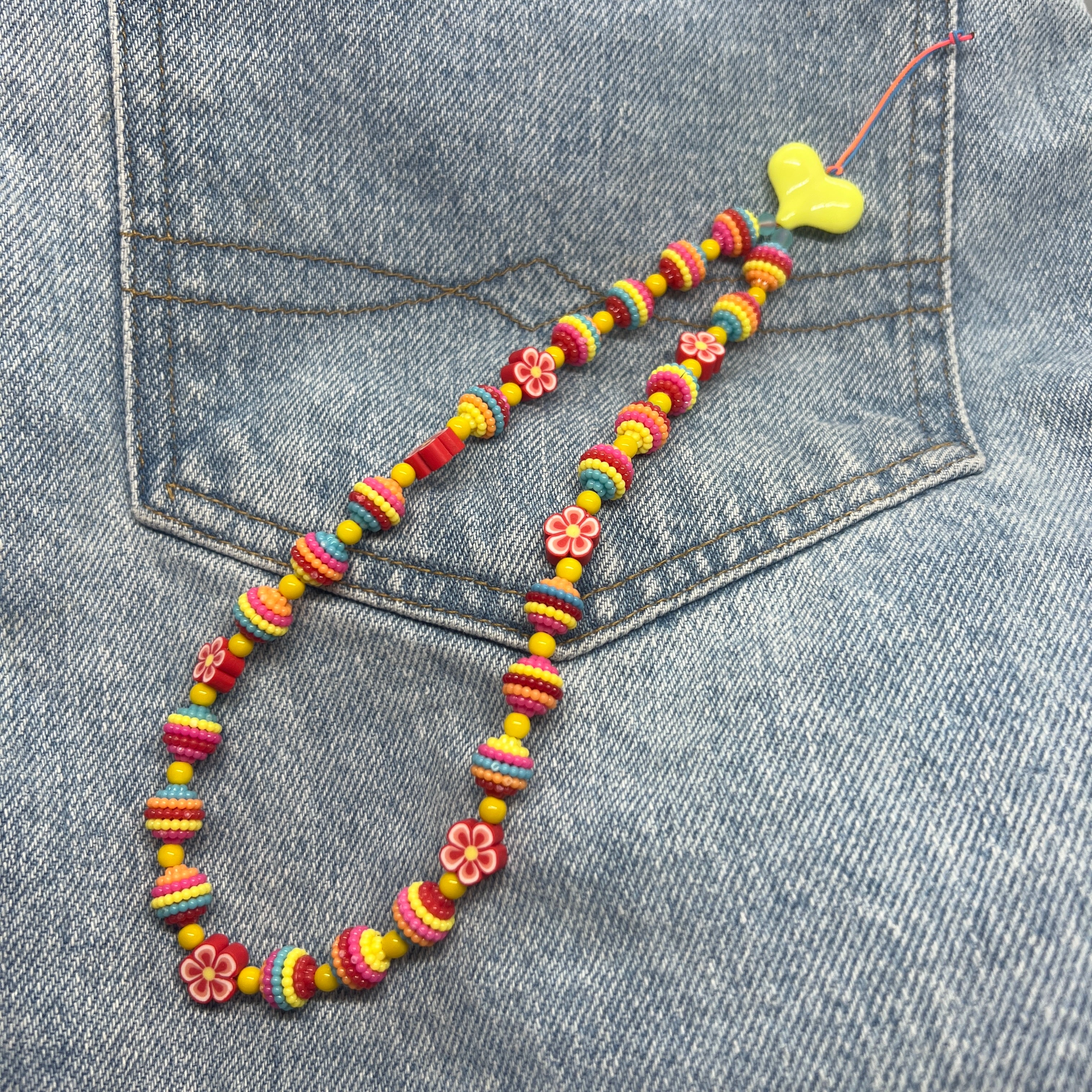 Fashion Beaded Phone Charms--Handcrafted