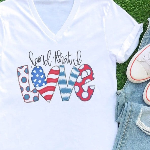 "Land that I Love" Graphic T-shirt