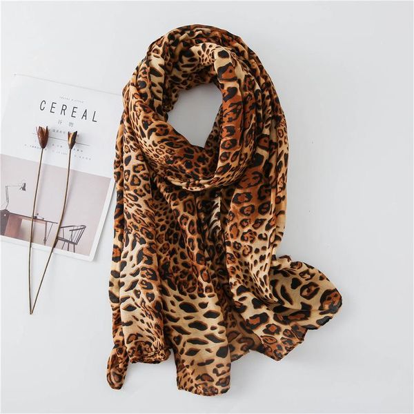 Leopard Print Fashion Scarf