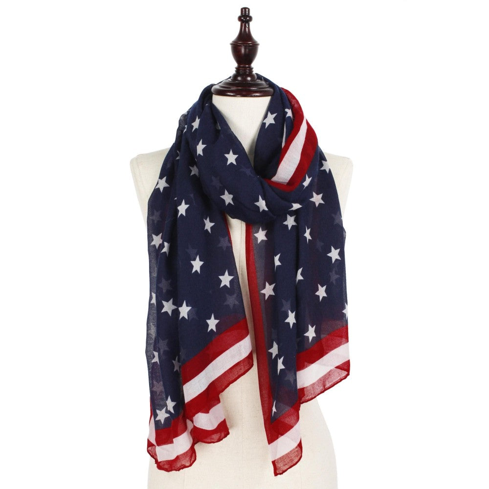 "Stars & Stripes" Flag Fashion Scarf