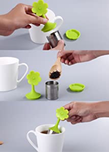 Set of 2 Fine Mesh Tea Infusers
